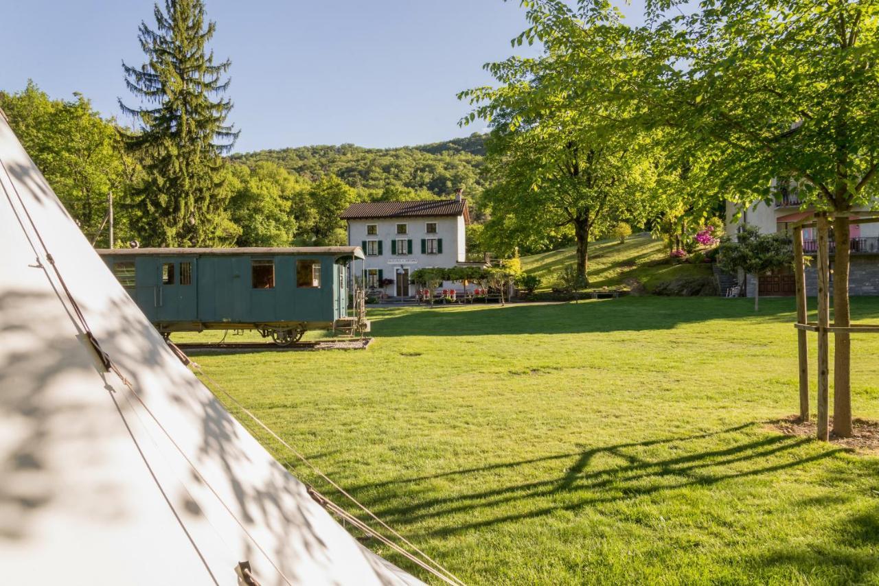 Ostello & Camping Riposo Hotel Losone Bagian luar foto